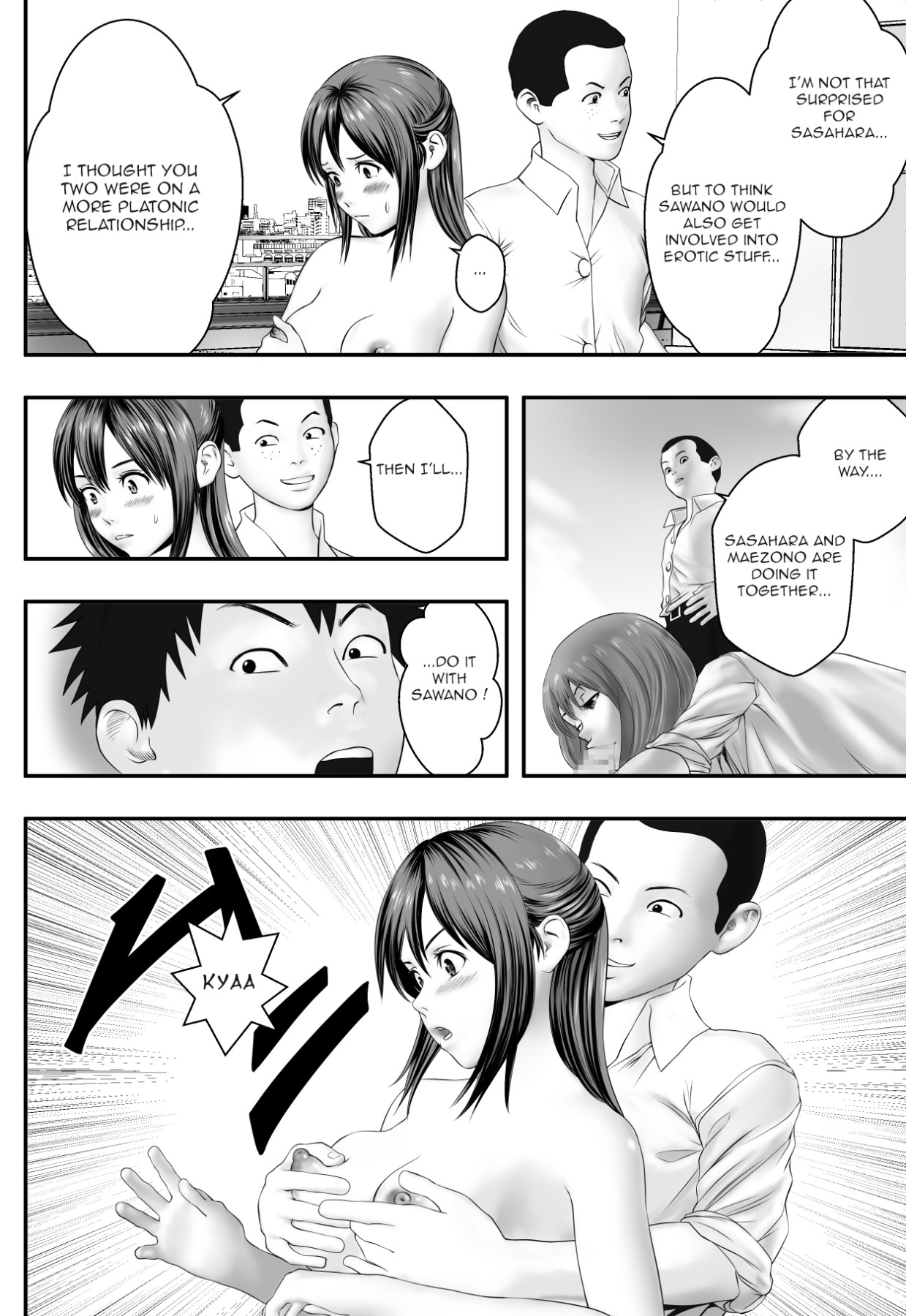 Hentai Manga Comic-Rooftop Club-Read-27